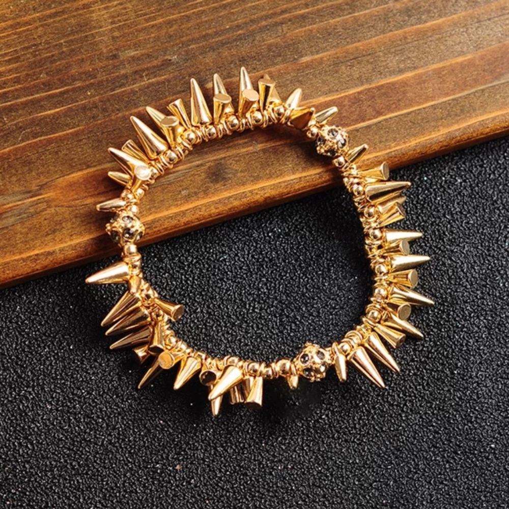 GOLD Spiky Bracelet